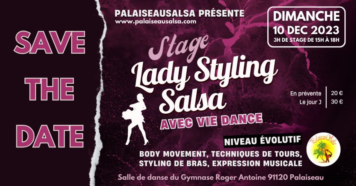 Stage Lady Styling Salsa – Dimanche 10 décembre